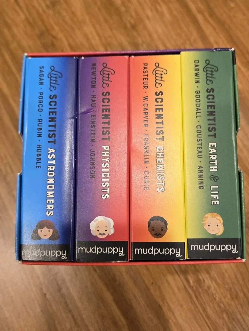Mudpuppy Little Scientists Board Book Set Of 4